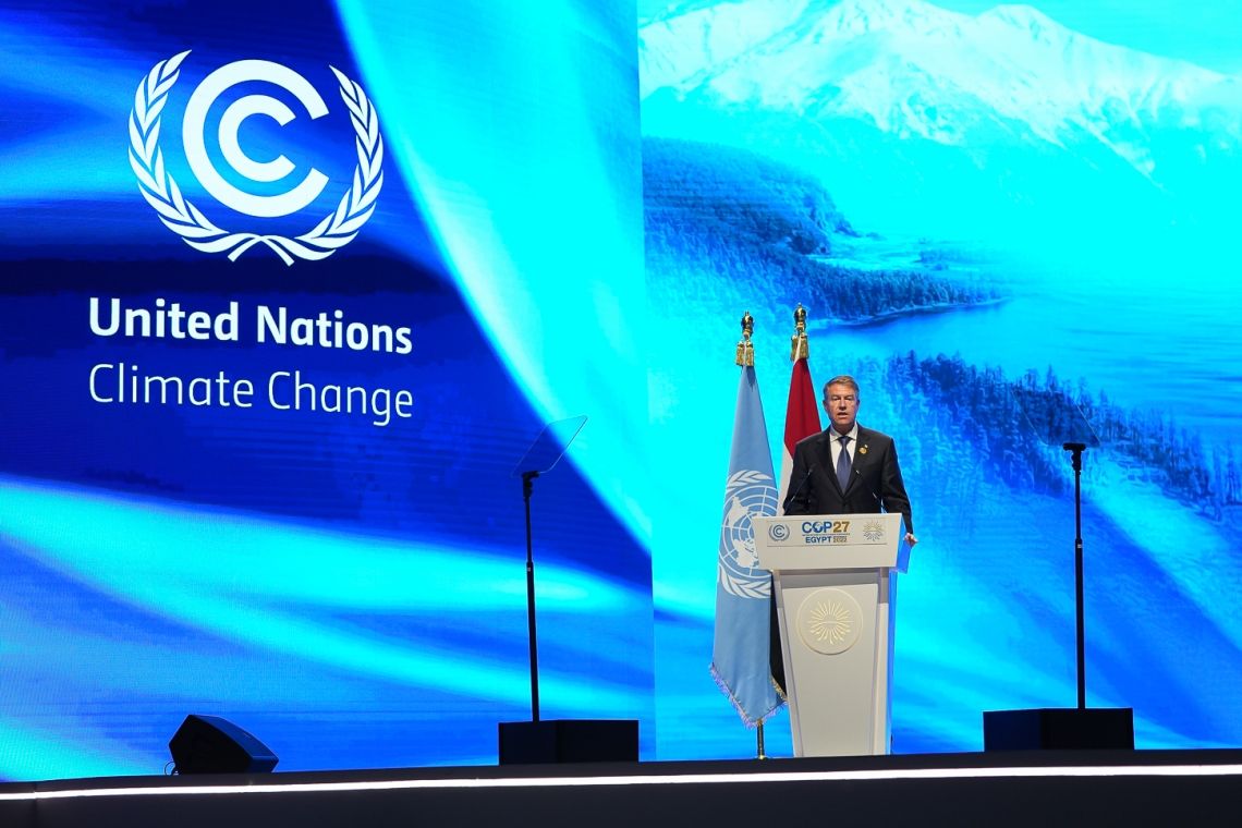 COP27 Iohannis: schimbările climatice nu sunt un concept abstract, ci o realitate cotidiană