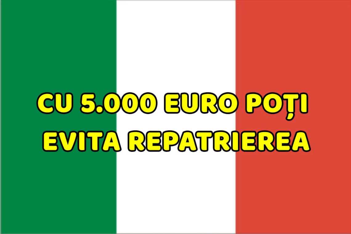 BOOM ITALIA: cu 5.000 de euro un emigrant ilegal va evita centrele de repatriere!